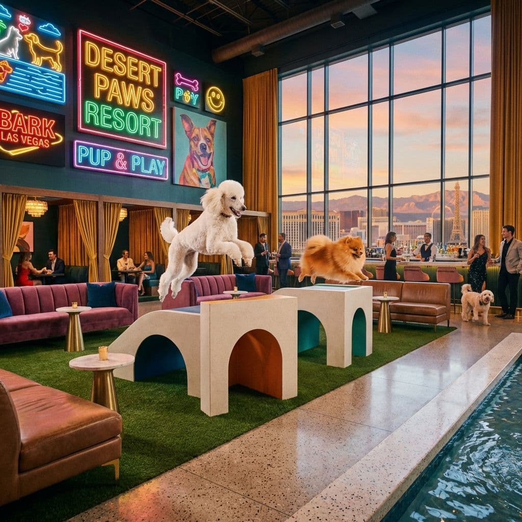 Las Vegas dog park landscape