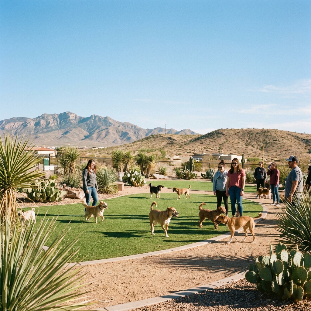 Anthony dog park landscape