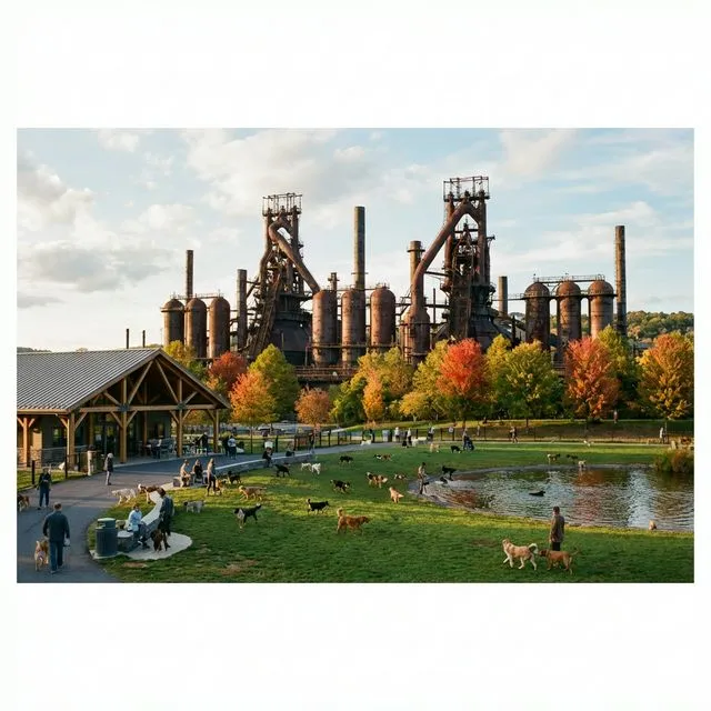 Bethlehem dog park landscape