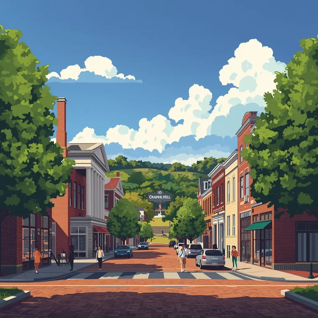Chapel Hill dog park landscape