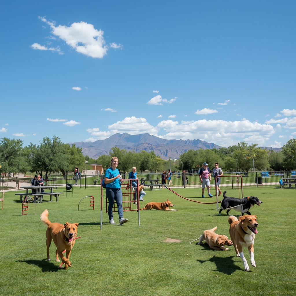 El Paso dog park landscape