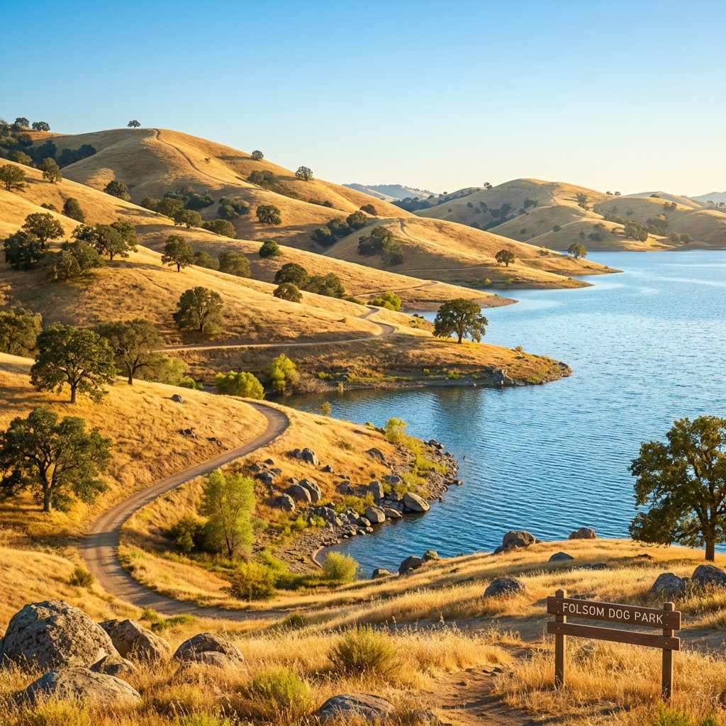Folsom dog park landscape