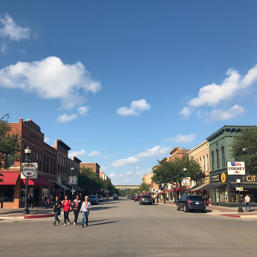 Forney dog park landscape