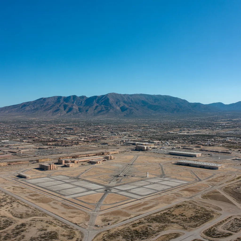 Fort Bliss dog park landscape