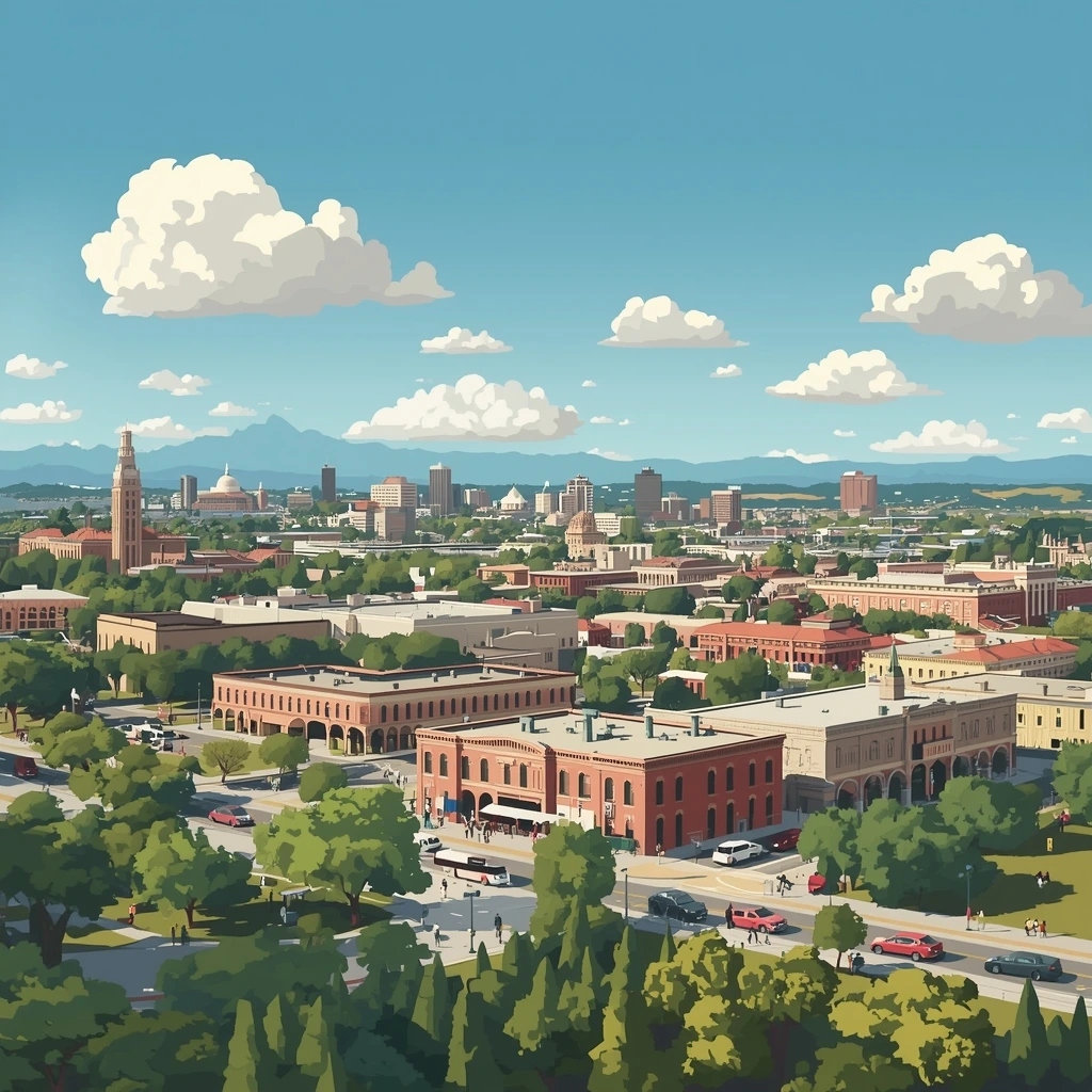 Fresno dog park landscape