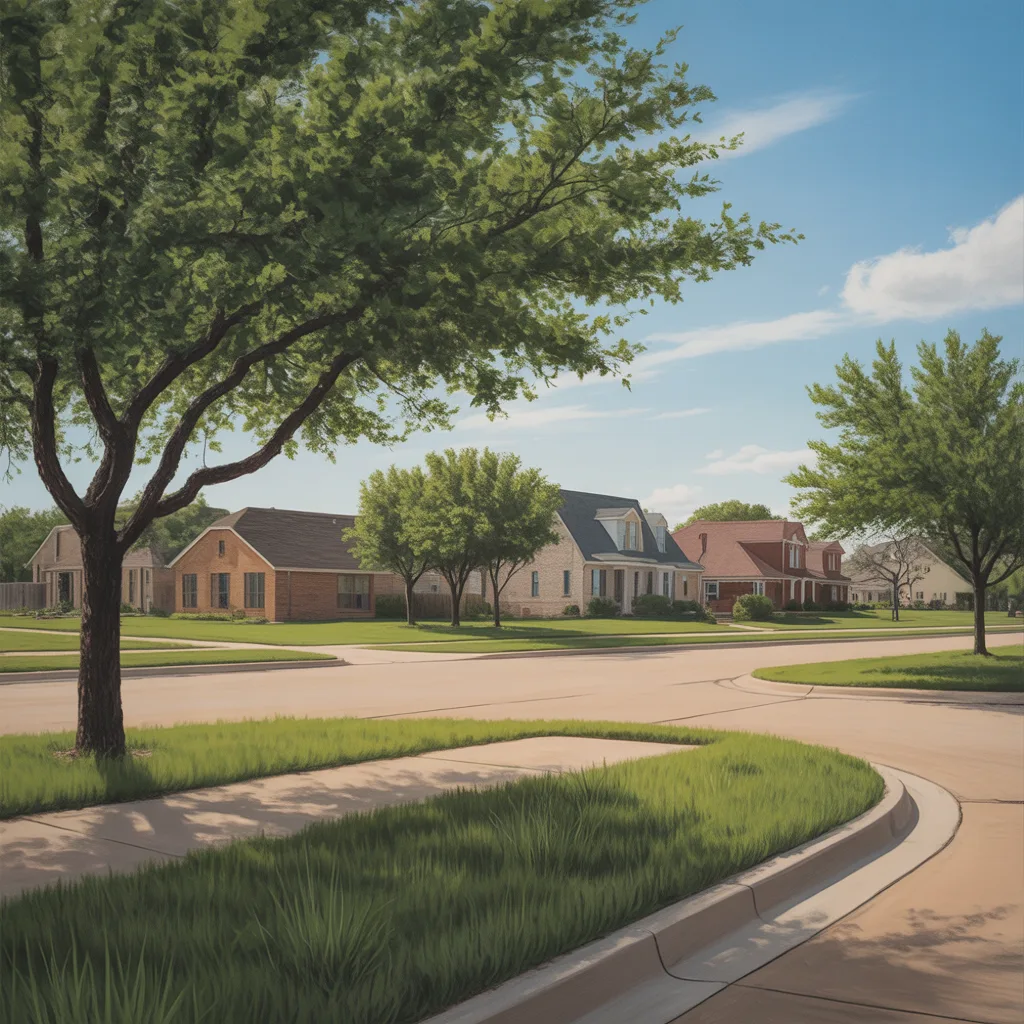 Keller dog park landscape
