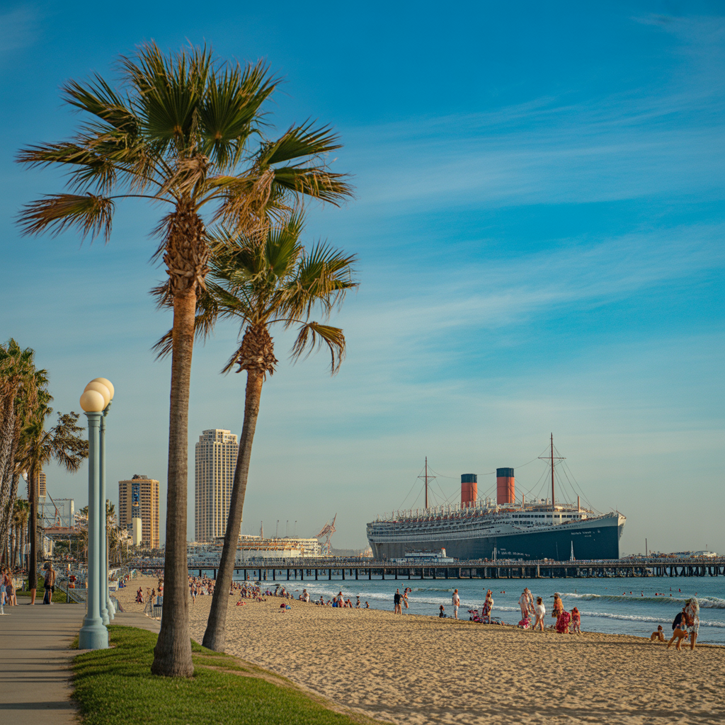 Long Beach dog park landscape