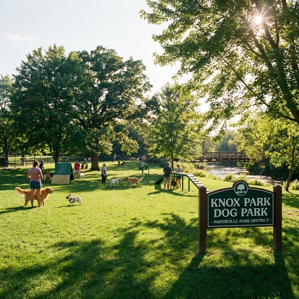Naperville dog park landscape