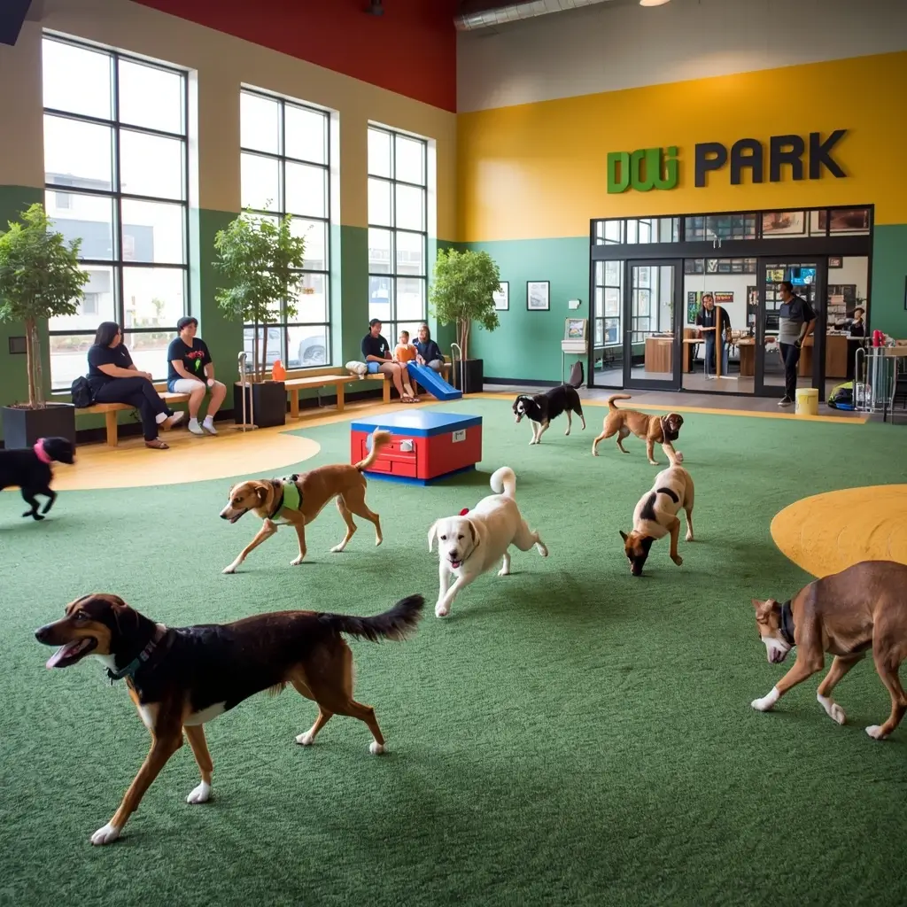 Newburgh dog park landscape