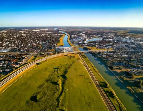 Port Aransas dog park landscape