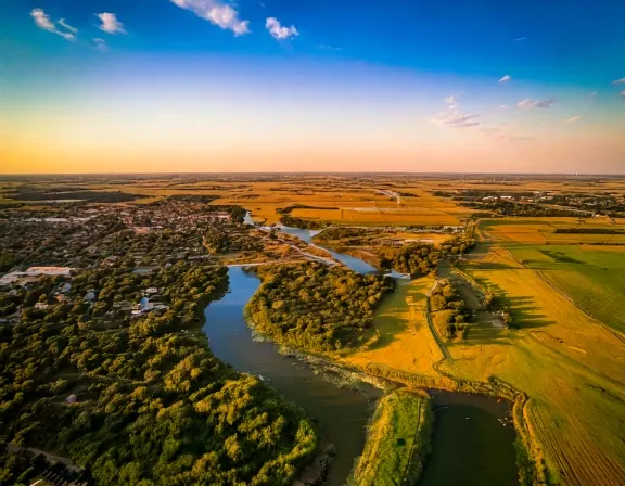 Port Isabel dog park landscape