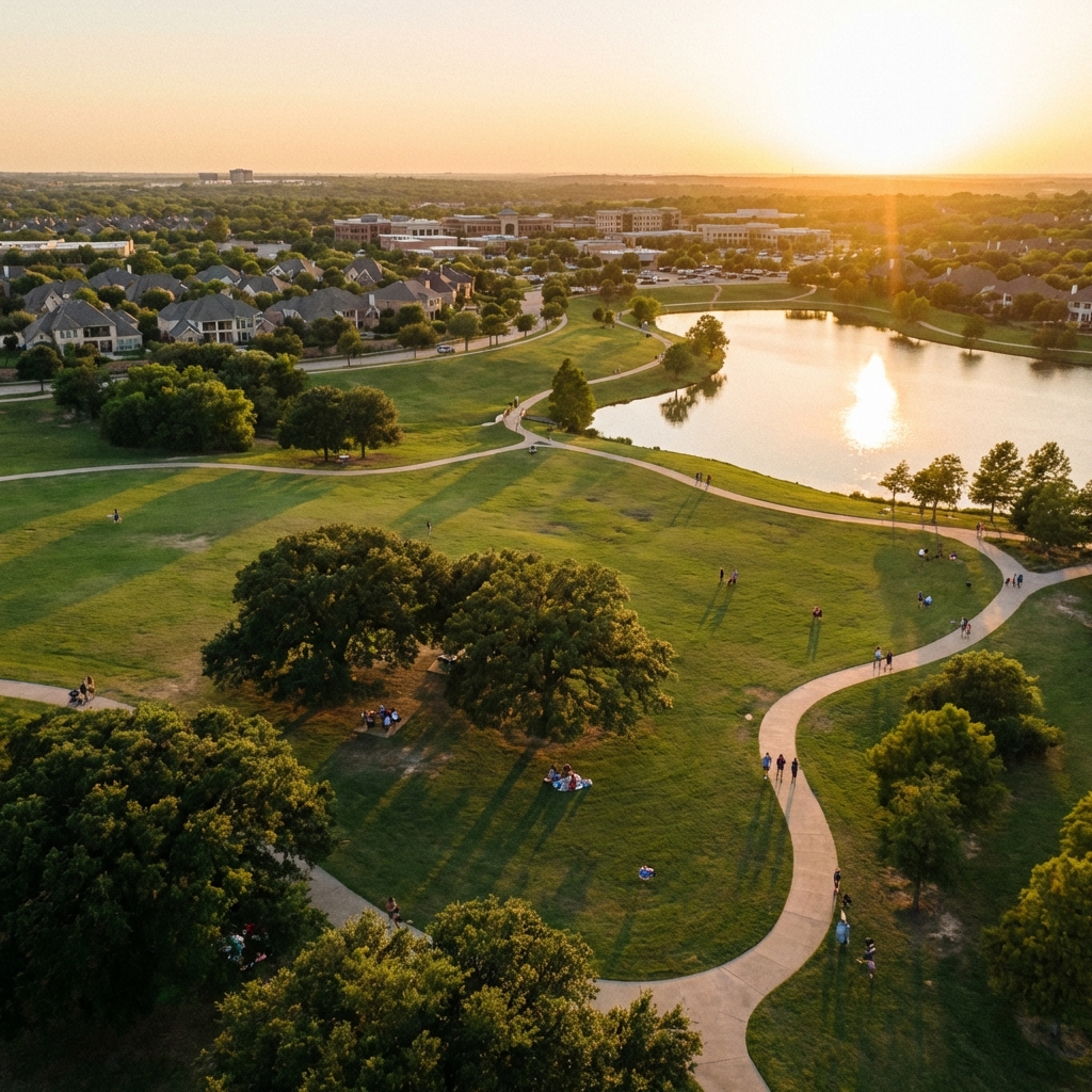 Southlake dog park landscape
