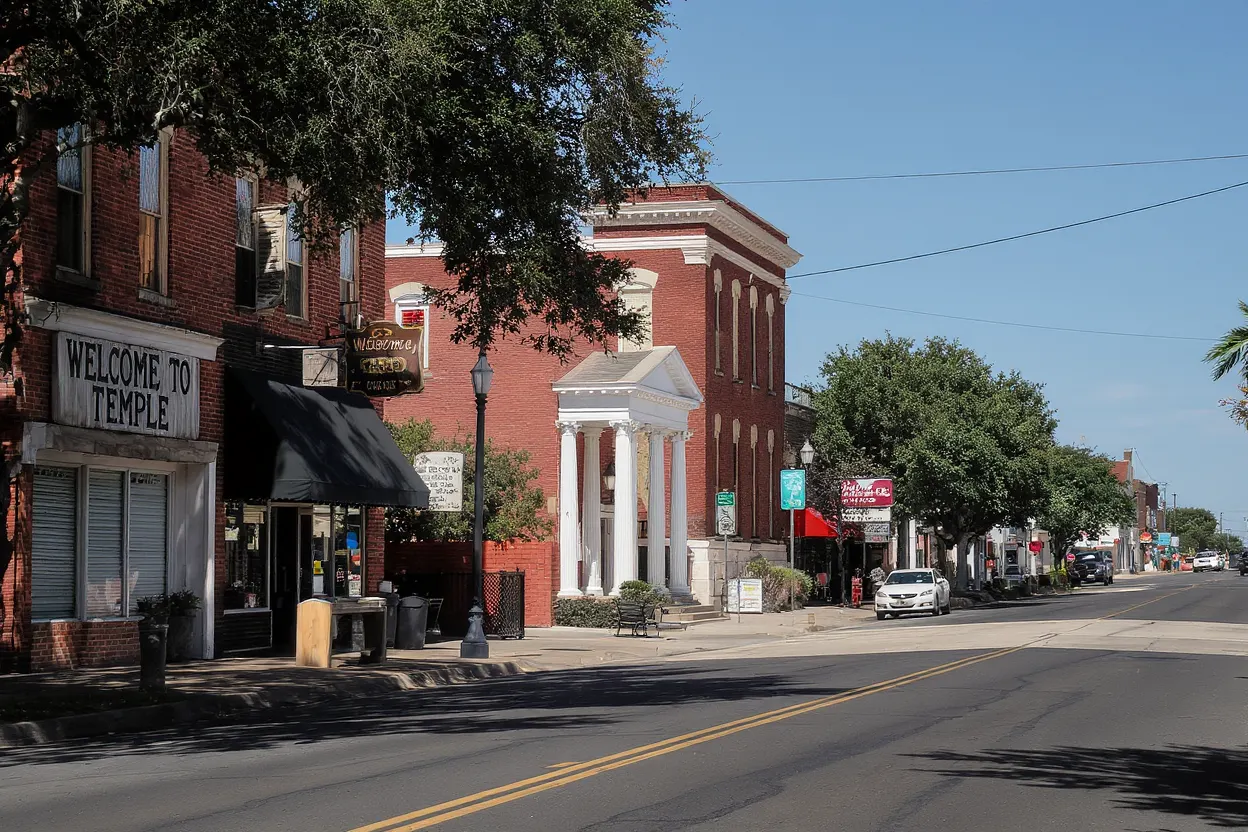 Temple dog park landscape