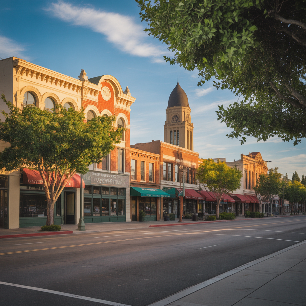 Visalia dog park landscape