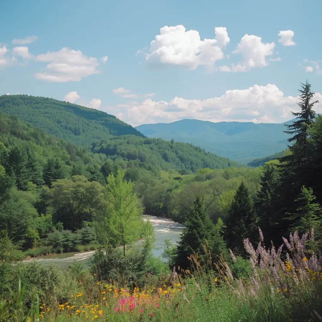 North Carolina dog park landscape
